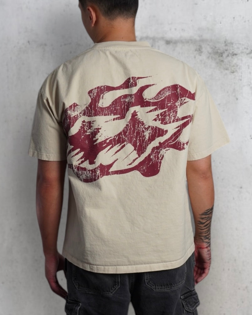 “Burnt Out” Crimson Tee